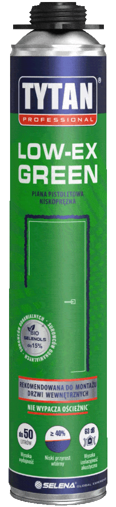 TYTAN Low Ex GREEN пяна с ниско раздуване 750мл.